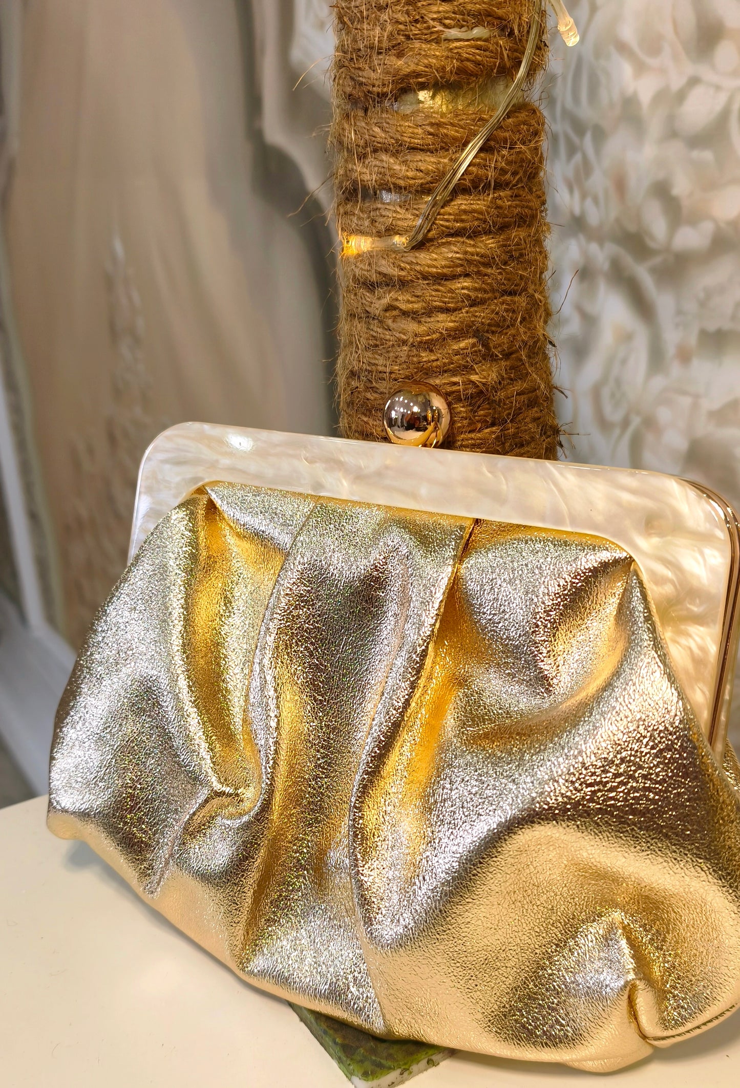 Pochette DAPHNÉ dorée