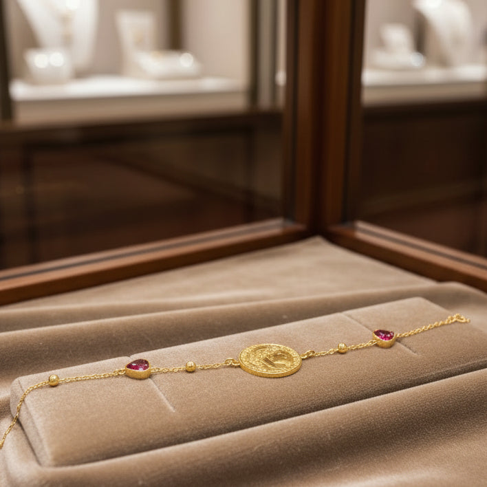 Bracelet Coeur Rouge