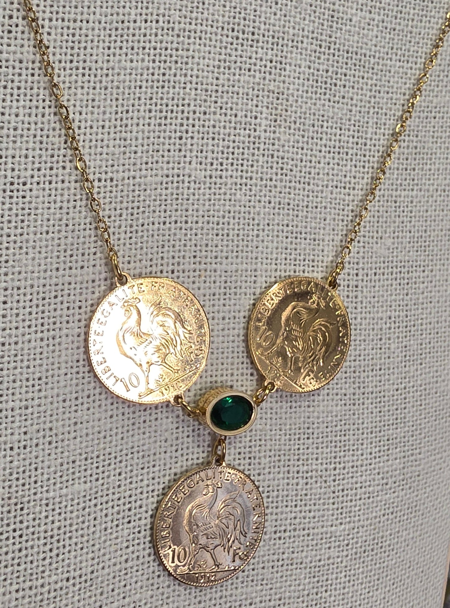 Collier Trio Vert