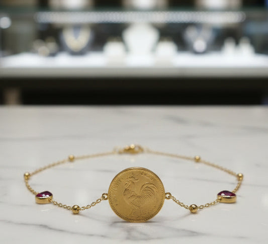 Bracelet Coeur Rouge