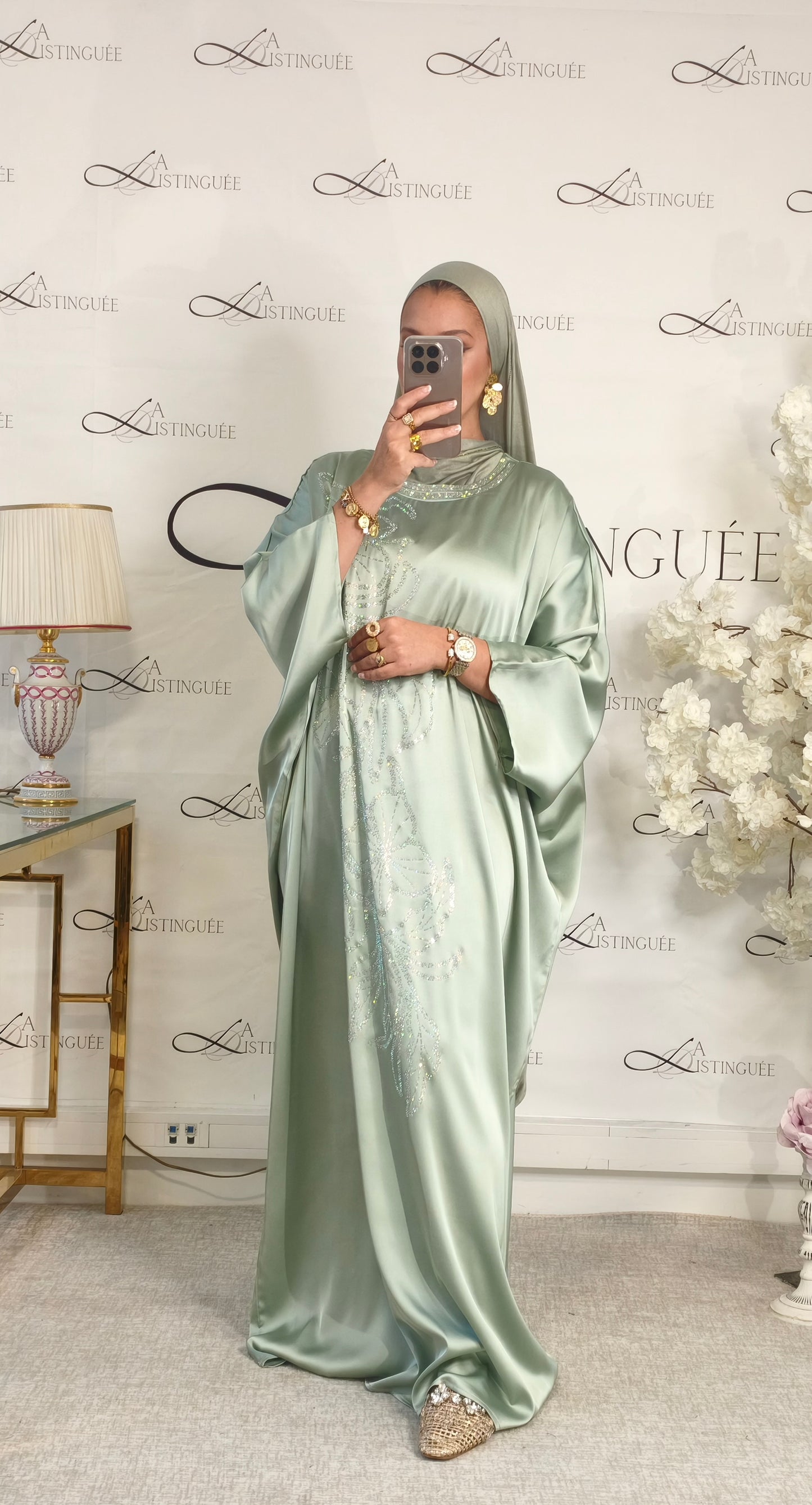 Robe Opal Vert Pastel