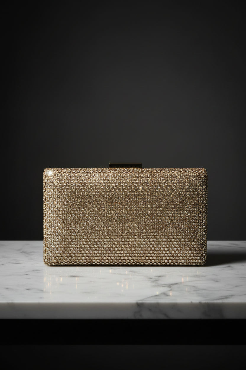 Pochette double face Myre Doré