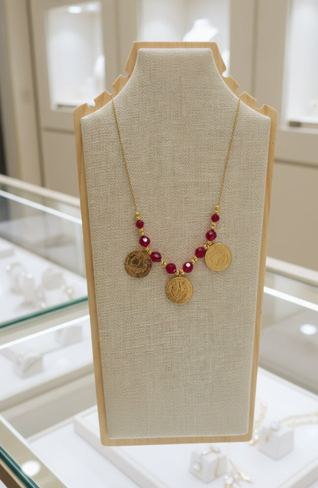 Collier Tzar Bordeau