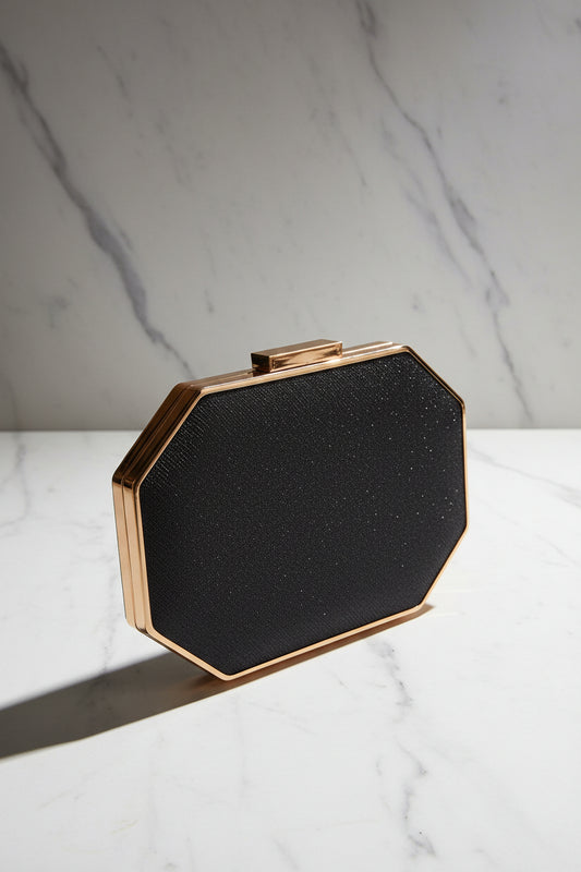 Pochette Hexa Noir