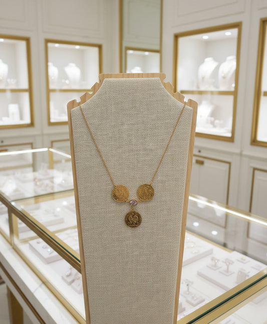 Collier Trio Blanc