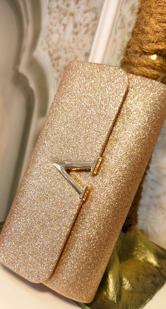 Pochette VICTORIA rosée