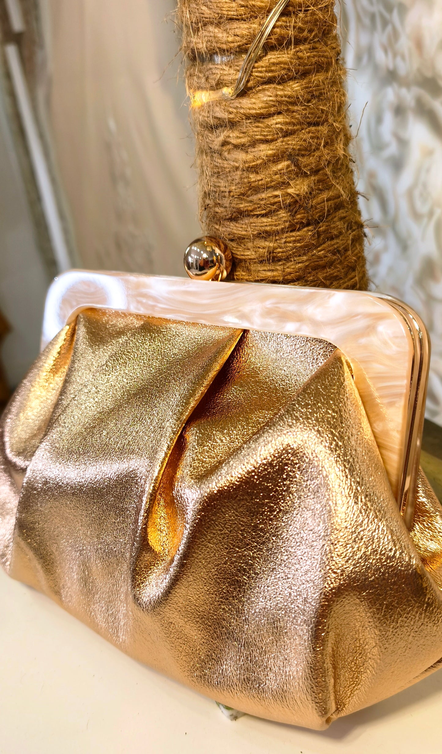 Pochette DAPHNÉ rosé