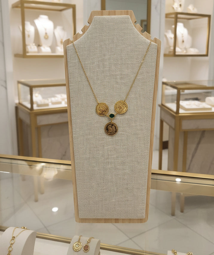 Collier Trio Vert