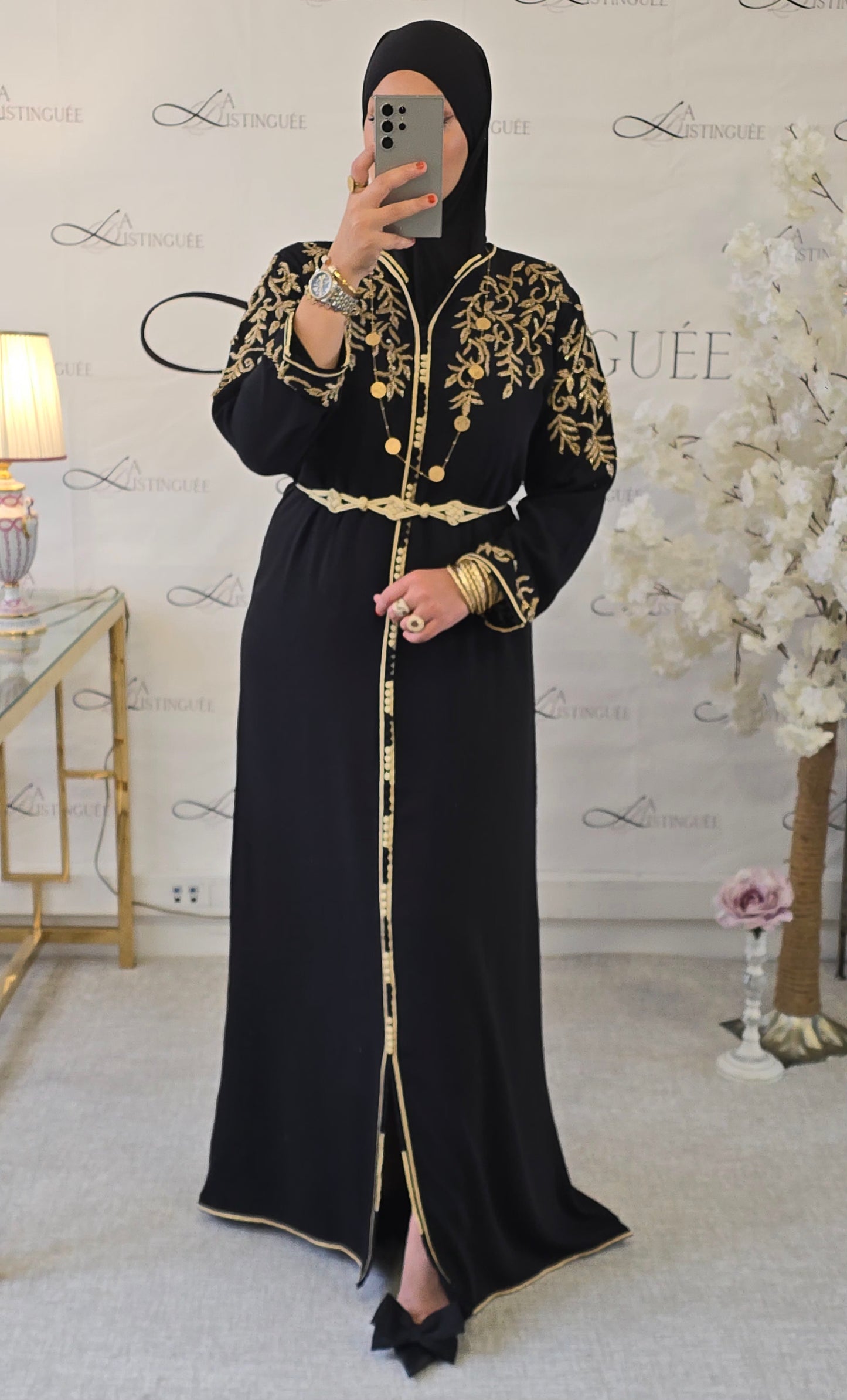 Caftan Sarah noir